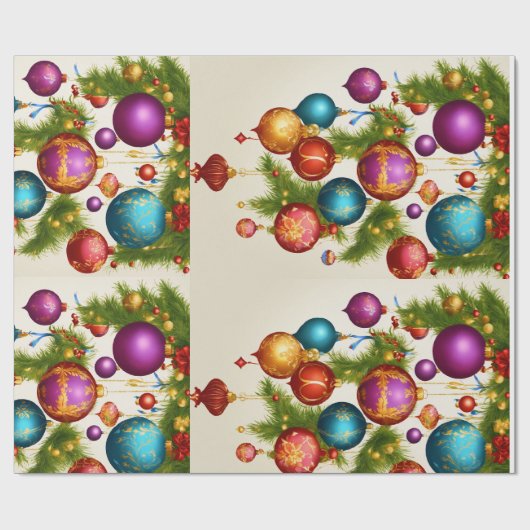 "Gestalten Sie Ihr eigenes Weihnachtswackelpapier! Geschenkpapier (Flach)