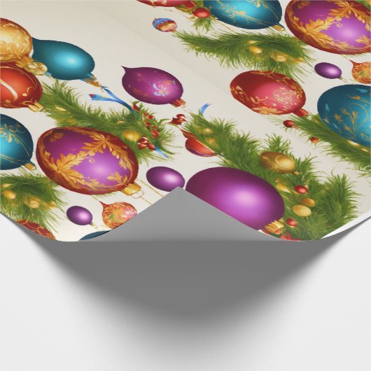 "Gestalten Sie Ihr eigenes Weihnachtswackelpapier! Geschenkpapier (Ecke)