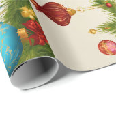 "Gestalten Sie Ihr eigenes Weihnachtswackelpapier! Geschenkpapier (Rolleneckpunkt)