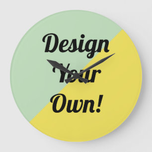 Gestalten Sie Ihr persönliches Geschenk Große Wanduhr