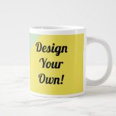 Gestalten Sie Ihr persönliches Geschenk Jumbo-Tasse (Rechts)