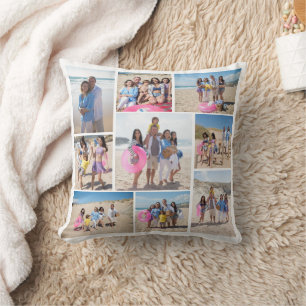Gestalten Sie Ihre eigene 9-Foto-Collage personali Kissen