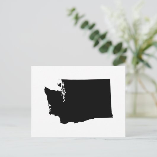 Gestalten Sie Ihre eigene Ankündigung, nach Washin Postkarte (Stehend Vorderseite)