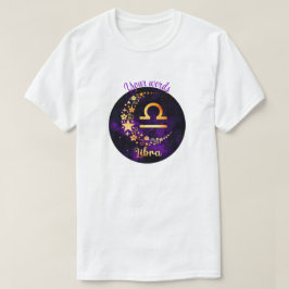 Gestalten Sie Ihre eigene Lila Libra Zodiac T-Shirt