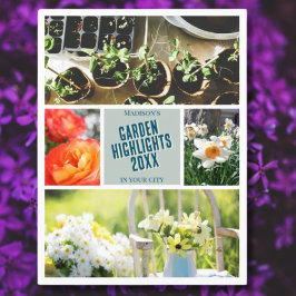 Gestalten Sie Ihre eigenen Gartengärtnerhighlights Postkarte
