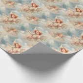 Gestalten Sie Ihre eigenen romantischen Engel & Bl Geschenkpapier (Ecke)