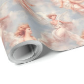 Gestalten Sie Ihre eigenen romantischen Engel Geschenkpapier (Rolleneckpunkt)