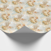 Gestalten Sie Ihre eigenen romantischen Gelben Ros Geschenkpapier (Ecke)