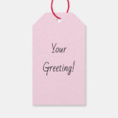 Gestalten Sie Ihre eigenen Stareis-Skate Rosa Weih Geschenkanhänger (Rückseite)