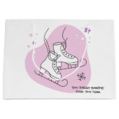 Gestalten Sie Ihre eigenen Stareis-Skate Rosa Weih Große Geschenktüte (Vorderseite)