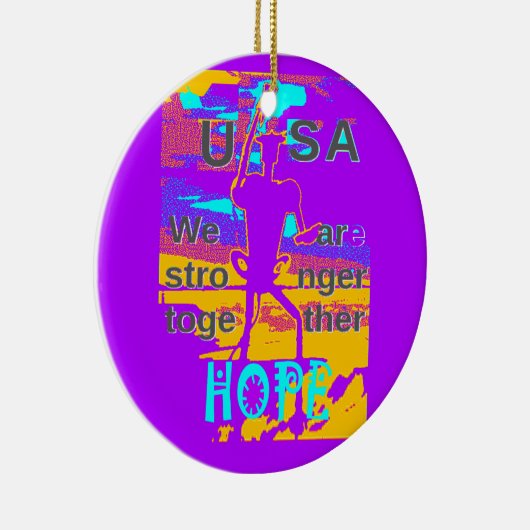 Gestalten Sie Ihre USA - hoffen wir gemeinsam Keramikornament (Rechts)