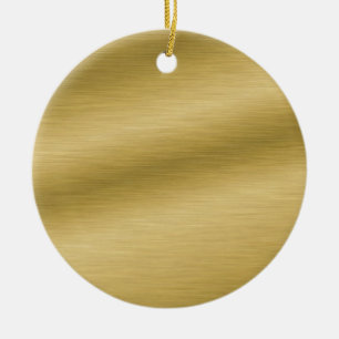 Gestalten Sie Ihren eigenen eleganten Goldene Look Keramik Ornament
