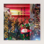 Gestalten Sie Ihren eigenen HoHoHo frohe Weihnacht Puzzle (Horizontal)