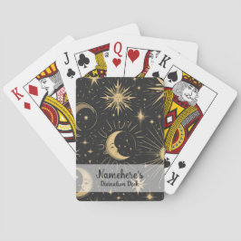 Gestalten Sie Ihren eigenen Mann auf dem Mond Spielkarten