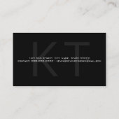 gestalten Sie Ihren eigenen modernen profissionell Visitenkarte (Rückseite)