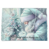 Gestalten Sie Ihren eigenen Pastel Santa & Christm Große Geschenktüte (Vorderseite)