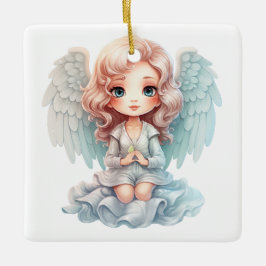 Gestalten Sie Ihren eigenen Prachtangel Keramikornament