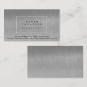 gestalten Sie Ihren eigenen Stahlgrau-Pro-Standard Visitenkarte (Vorne/Hinten)