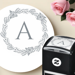 Gestalten Sie Ihren eigenen stilvollen Monogrammst Permastempel