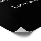Gestalten Sie mir ein neues Poster zur Liebe (Ecke)