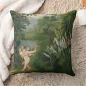 Gestalten Sie mit dem Amor landschaftlich, der Kissen (Decke)