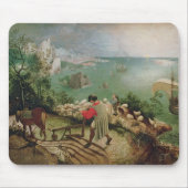 Gestalten Sie mit dem Fall von Ikarus, c.1555 Mousepad (Vorne)