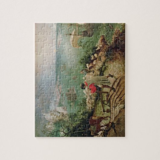 Gestalten Sie mit dem Fall von Ikarus, c.1555 Puzzle (Vertikal)