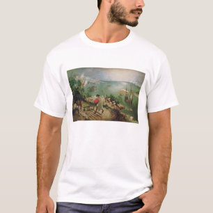 Gestalten Sie mit dem Fall von Ikarus, c.1555 T-Shirt