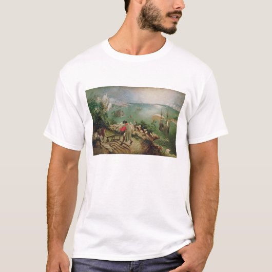 Gestalten Sie mit dem Fall von Ikarus, c.1555 T-Shirt (Vorderseite)