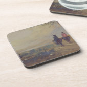 Gestalten Sie mit dem See und zwei Zahlen Getränkeuntersetzer (Linke Seite)