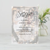 Gestalten Sie Save the Date Ihre eigene 3 FotoColl Einladung (Stehend Vorderseite)