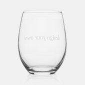 gestalten weinglas ohne stiel (Rückseite)