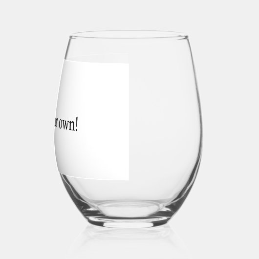 gestalten weinglas ohne stiel (Links)