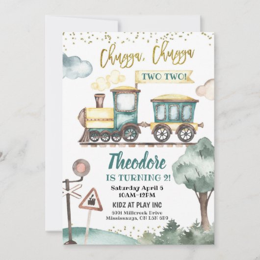 GESTALTET EINLADUNG (Vorderseite)