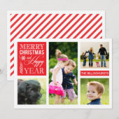 Gestaltet  | Fotokarte für den Urlaub Feiertagskarte (Vorne/Hinten)