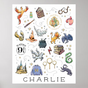 Gestaltet   HARRY POTTER™ Icons Poster