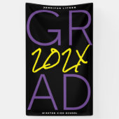 GESTALTET | LILA | UNI BANNER (Vertikal)