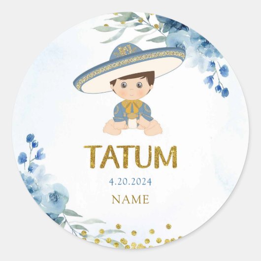 GESTALTET RUNDER AUFKLEBER (Vorderseite)