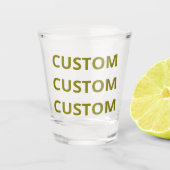 GESTALTET SCHNAPSGLAS (Vorderseite)