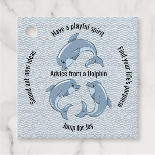 Gestaltete Delphine Design Classic Gevor Tags Geschenkanhänger