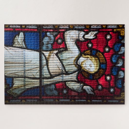 Gestaltete Glasangel-Artwork Puzzle (Horizontal)