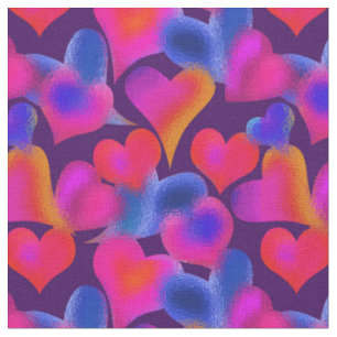 Gestaltete Glasanstriche Valentine's Day Stoff