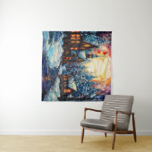 Gestaltete Glaskirchenkleppchen Wandteppich (Beispiel (Horizontal))