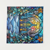 Gestaltete Glaskirchenkleppchen Wandteppich (Vorderseite (Horizontal))