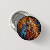 Gestaltete Glaspferde Button (Vorne & Hinten)
