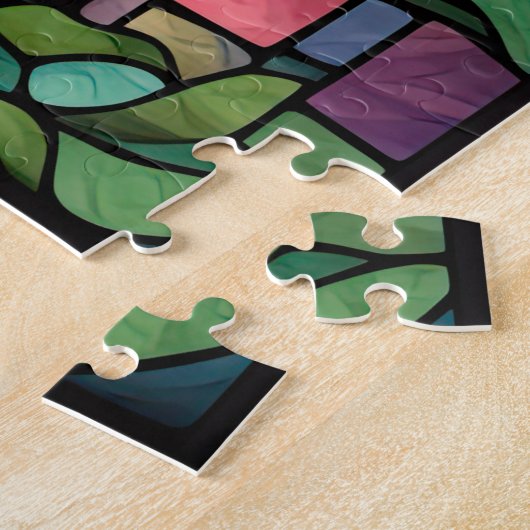 Gestaltete Glass Giraffe Puzzle (Seite)