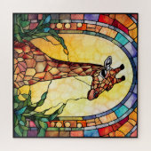 Gestaltete Glass Giraffe Puzzle (Horizontal)