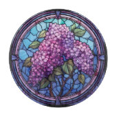 Gestaltete Glass Lilac Blüten Schneidebrett (Vorderseite)