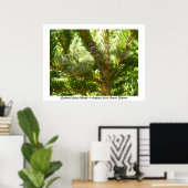 'Gestaltete Glasscheiben' Poster (Heimbüro)