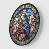 Gestaltete Glassengelenke Große Wanduhr (Winkel)